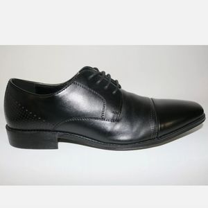 New Kenneth Cole Unlisted Men's Lesson Plan Oxfords Dress Shoe Size 9.5M Black